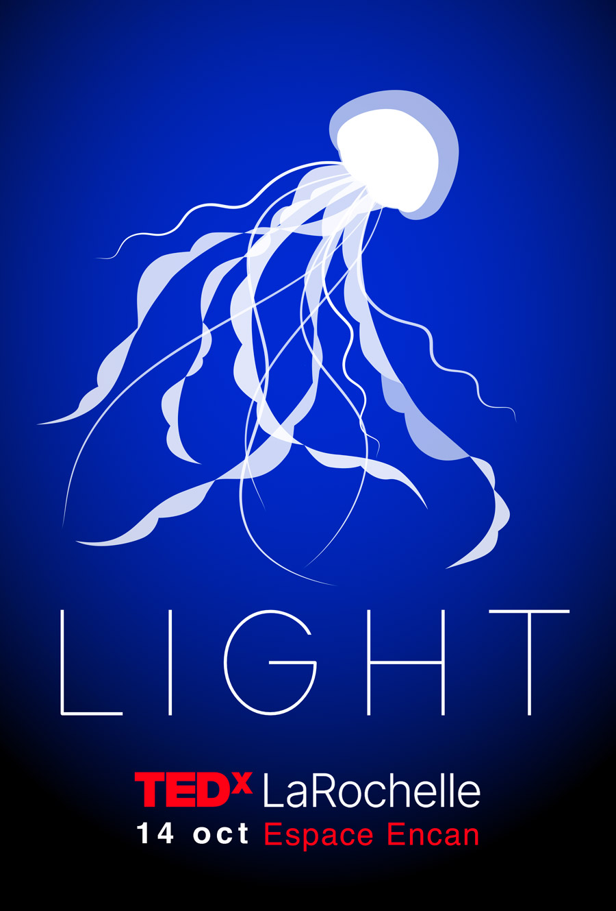 Affiche de TEDxLaRochelle 2023, Light